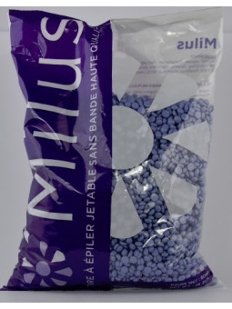 Cire Milus sans bande en sachet de 800gr