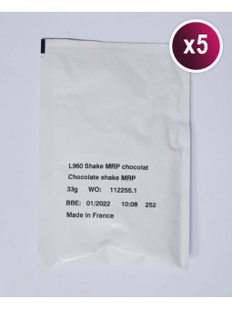 Sachet de 5 Milkshakes chocolat en vrac - Repas minceur